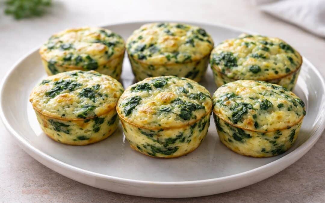 Low-Carb Spinach And Cheese Egg Muffins