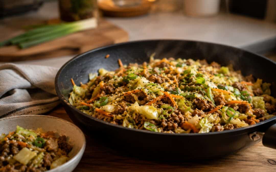 Easy Low-Carb Egg Roll in a Bowl