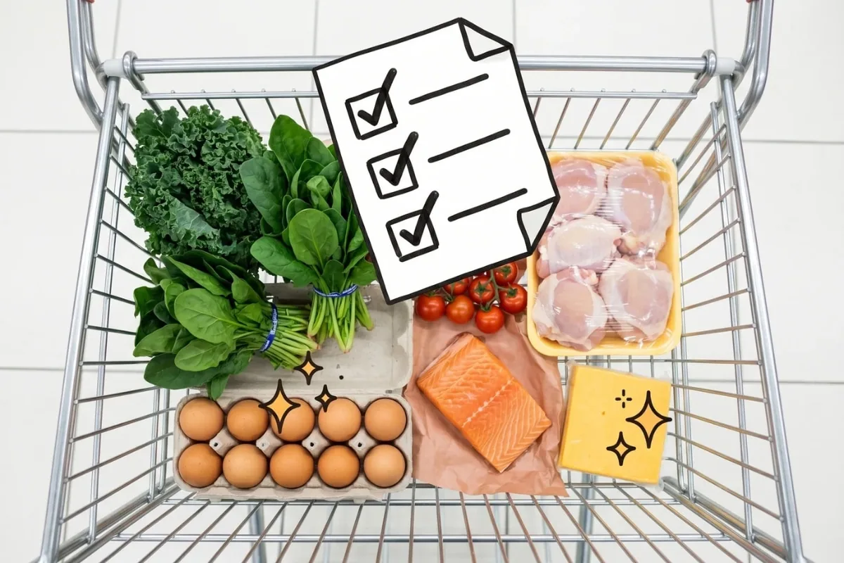 Your First Low-Carb Grocery Shopping List: Beginner’s Guide
